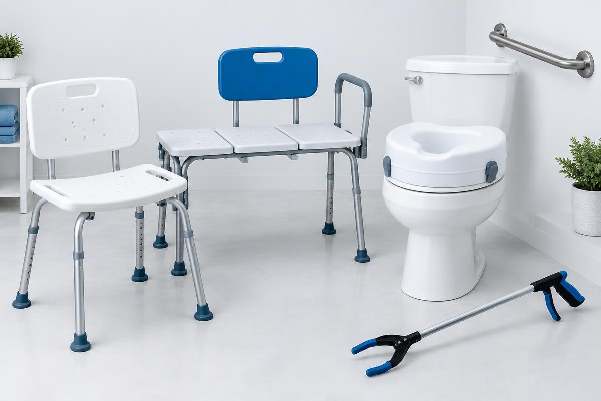 Representative equipment for Bathroom Safety & Daily Living